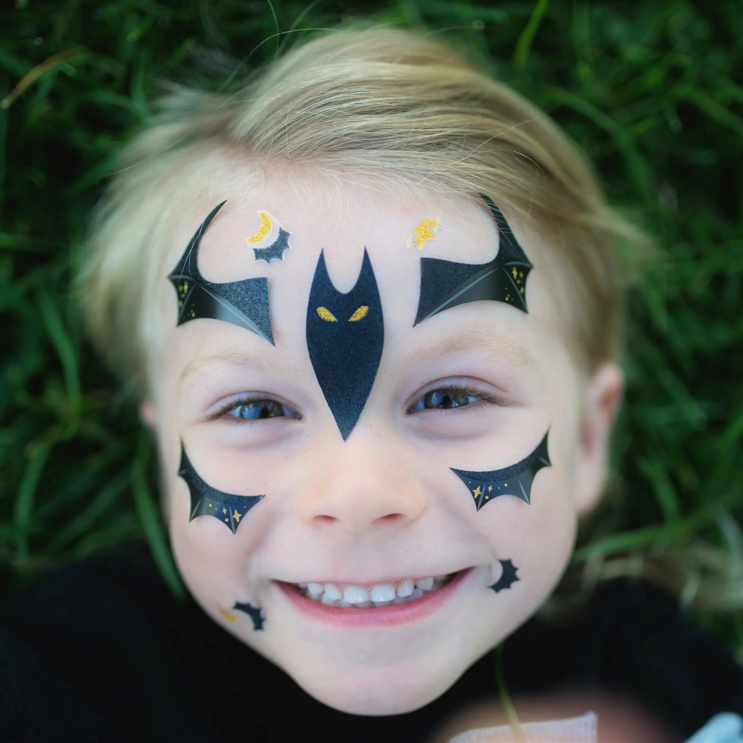 Great Pretenders ansiktsstickers, Batman ansiktsdekoration, Batman stickers, superhjälte ansiktsmålning, Batman för barn, ansiktsstickers barn, dekorativa stickers, pyssel för barn, ansiktspyssel barn